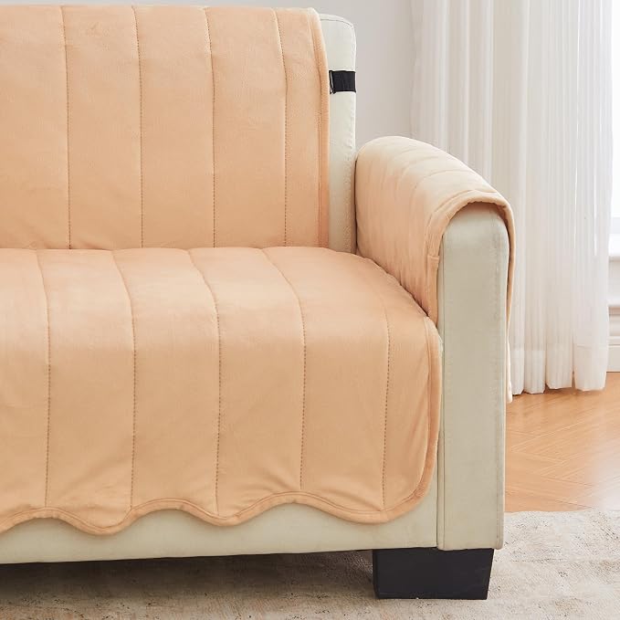Great Bay Home Velvet Recliner Cover - Image 4