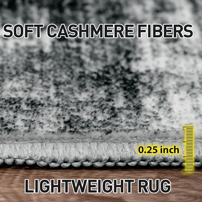 4x6 Area Rugs Washable Rug: Modern Abstract Living Room Rug Soft Anti-Skid Thin - Image 5