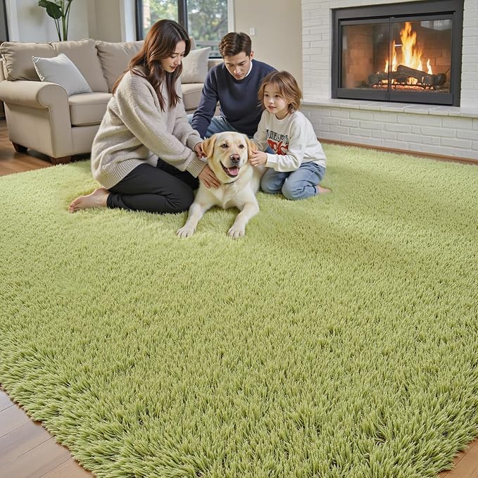 8x10 Area Rugs for Bedroom Living Room, Large Area Rug Shag Carpet Soft Plush - Image 3