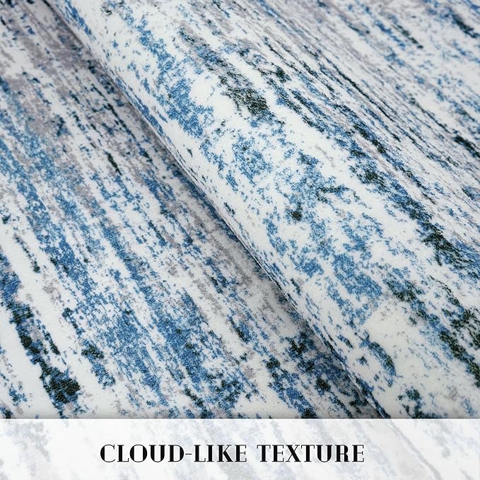 Lansny Modern Abstract Hallway Runner Rug - Image 8