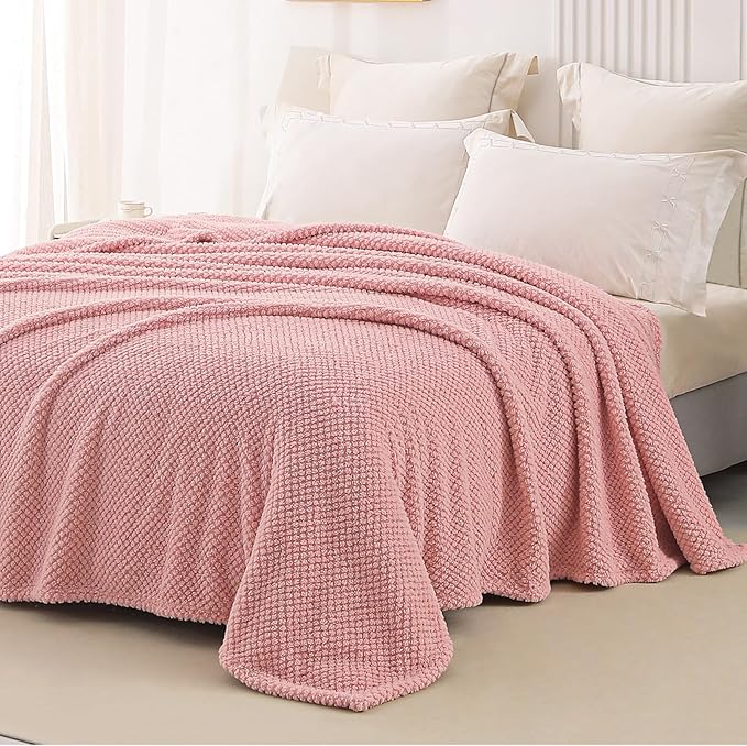 Whale Flotilla Queen Size Fuzzy Fleece Blanket - Image 4