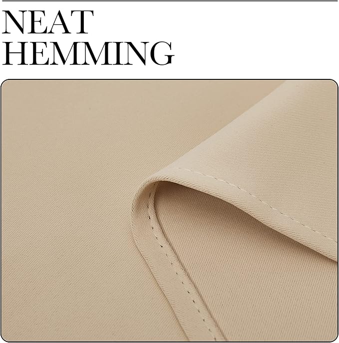 NICETOWN Room Darkening Draperies Window Curtain Panels, Thermal Insulated - Image 8