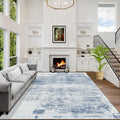 10x14 Area Rugs Washable Rug: Modern Abstract Living Room Rug Soft Anti-Skid by GENTDRIZZ