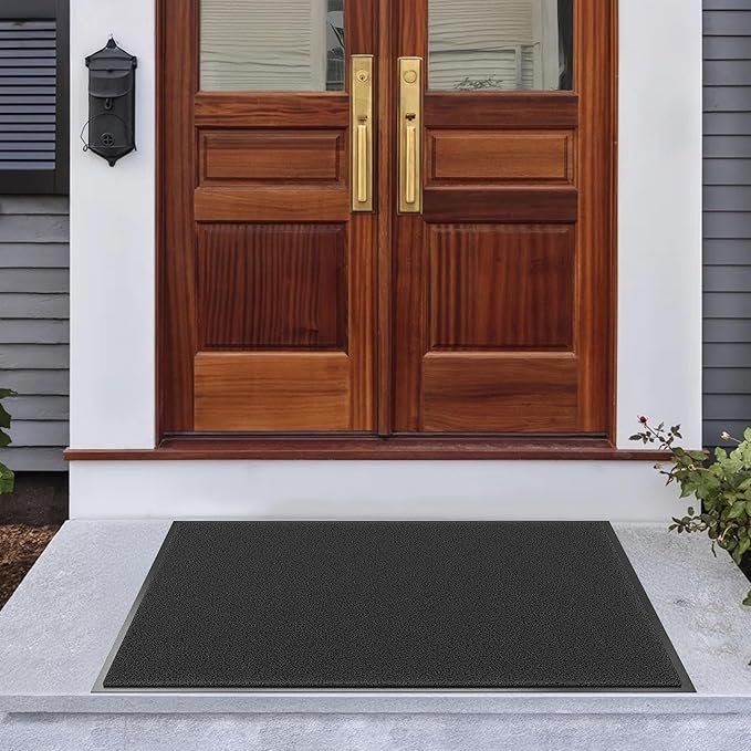 Amyracel Front Door Mat Indoor Outdoor Entrance, 36" x 48" All-Season Waterproof Heavy Duty Doormat for Outside Entry, Stain and Fade Resistant, Low Profile, Easy Clean Patio Entryway Mat