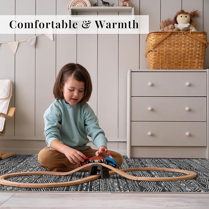 3x7 Washable Hallway Runner Rug - Image 3