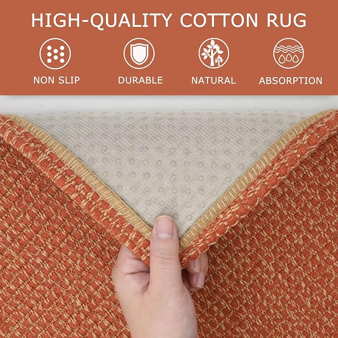 KOZYFLY Runners for Hallways 3x10 ft Washable Kitchen Runner Non Slip Rubber - Image 6