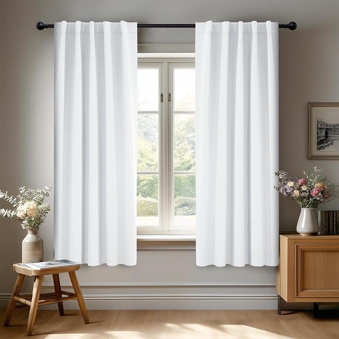 Deconovo Room Darkening Curtains, Thermal Insulated Noise-Reducing Window Panels by Deconovo