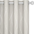 Deconovo Beige Curtains for Living Room, Thermal Insulated Soundproof Drapes by Deconovo
