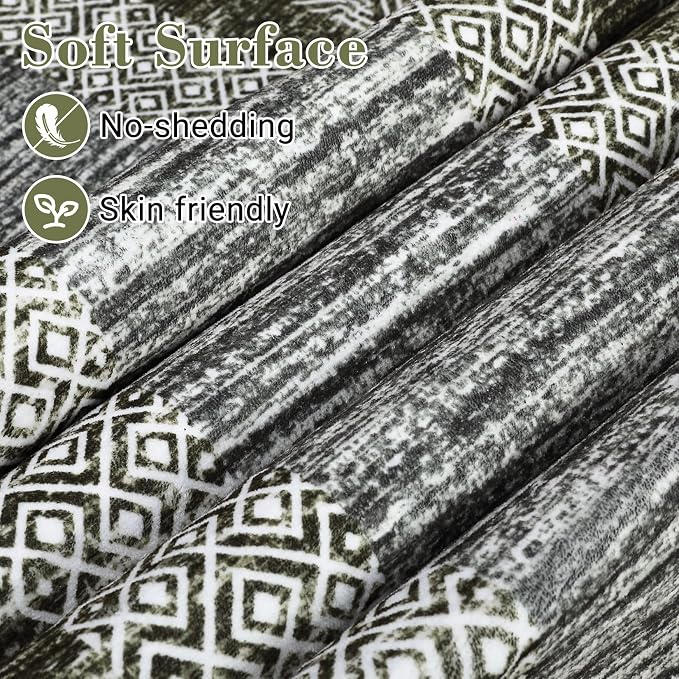 GarveeHome Modern Geometric Area Rug 4x6 Distressed Bordered Washable Non Slip - Image 4