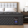 Twin Mattress, 10 Inch Hybrid Mattresses Euro Top Medium Firm for Back & Lumbar Support,Individual Pocket Spring Bed for Motion Isolation & Pressure Relief