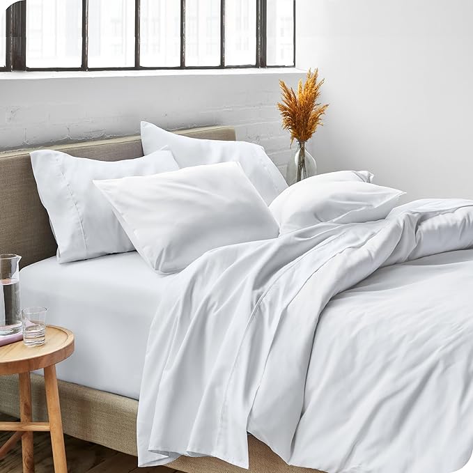 Bare Home RV Bunk Sheet Set - 1800 Ultra-Soft Microfiber - Double Brushed - Deep Pockets - Easy Fit - 3 Piece Set - Bed Sheets (RV Bunk (30x75), White)
