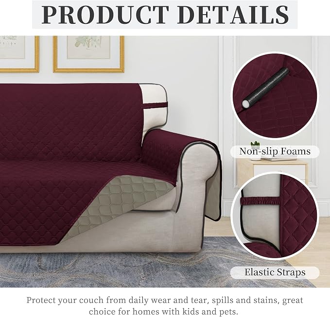 ISSUNTEX Double Protection 100% Waterproof Chair Sofa Covers - Image 5