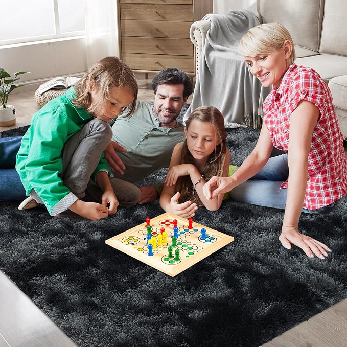 Shag Area Rugs for Bedroom Living Room, 4X6 Ultra Soft Fluffy Area Rugs for Dorm - Image 2