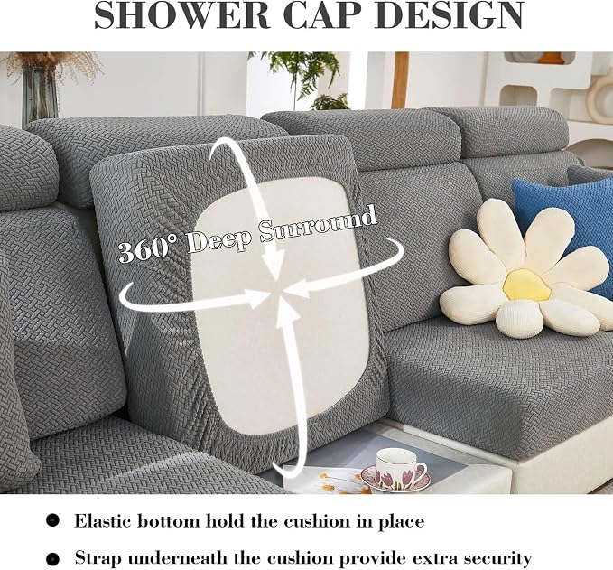 Sofa Covers Couch Covers for Sofa Pet Friendly Couch Cushion Covers Universal - Image 4