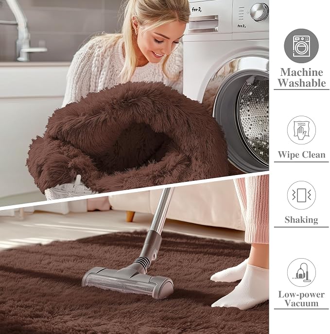 OLANLY 8x8 Machine Washable Large Area Rugs - Image 2