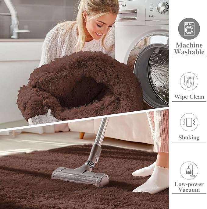 OLANLY 7x12 Machine Washable Large Area Rugs - Image 2