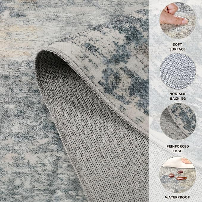 UERMEI 3x5 Area Rug Living Room Rugs - Image 7