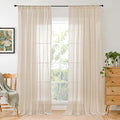 BGment 108 Inch Length Linen Curtains by BGment