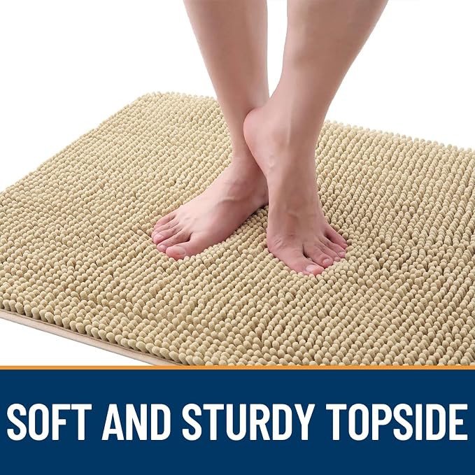 OLANLY Dog Door Mat for Muddy Paws 47x20, Absorbs Moisture and Dirt, Absorbent - Image 4