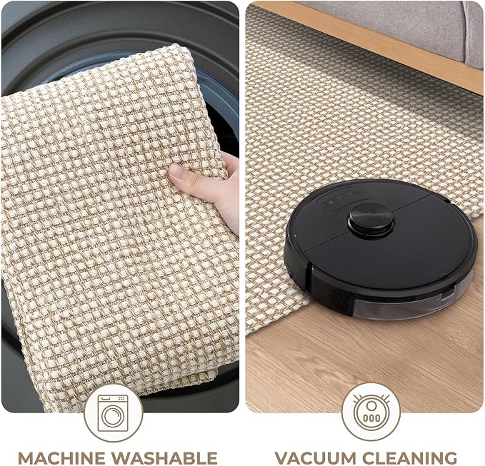 KOZYFLY Long Runners for Hallways 2x12 ft Washable Kitchen Runner Non Slip - Image 7