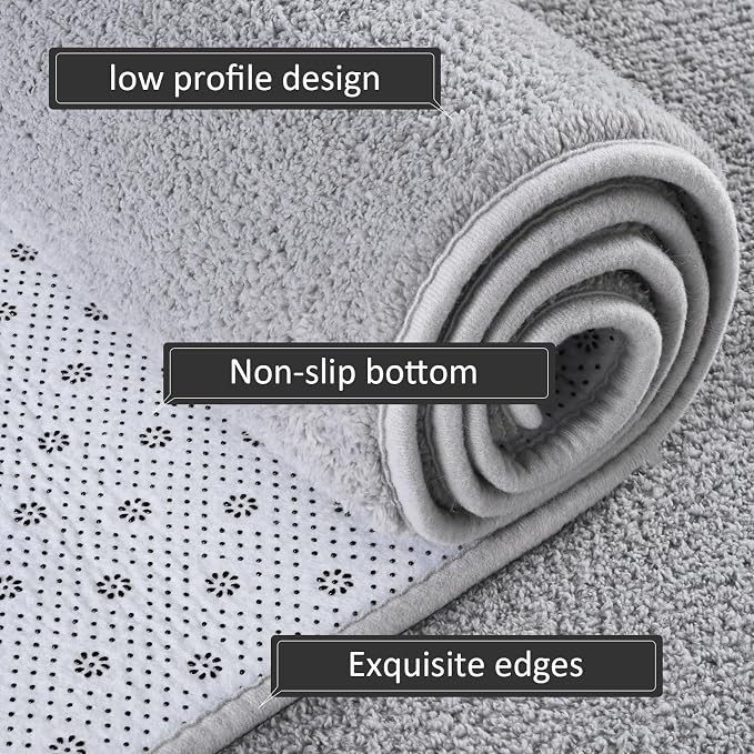 AROGAN 2x8 Feet Shag Runner Rug - Image 4