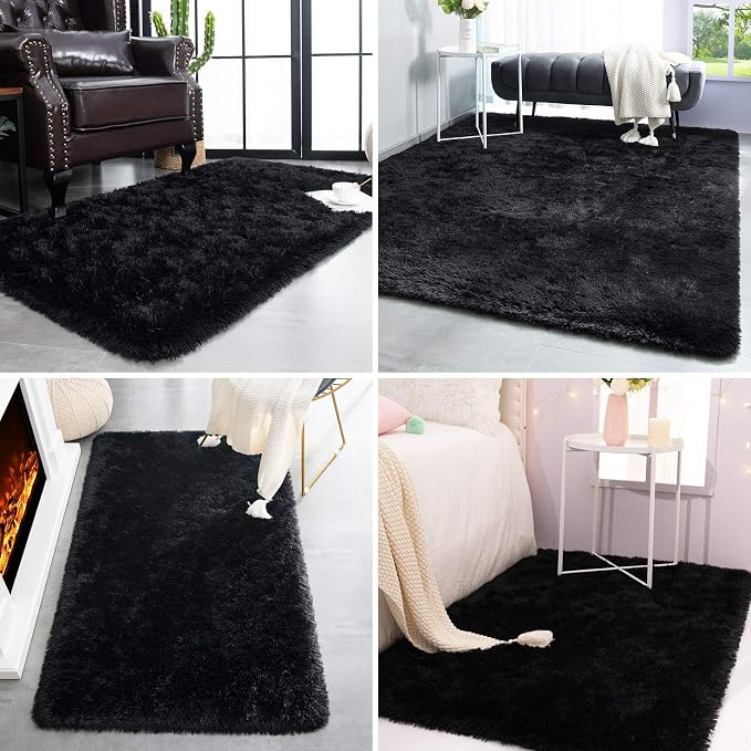 TWINNIS Super Soft Shaggy Rugs Fluffy Carpets, 6x9 Feet, Indoor Modern Plush - Image 5