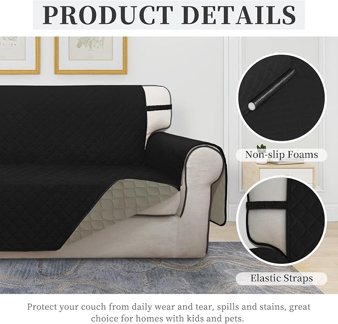 ISSUNTEX Double Protection 100% Waterproof Loveseat Sofa Covers - Image 5