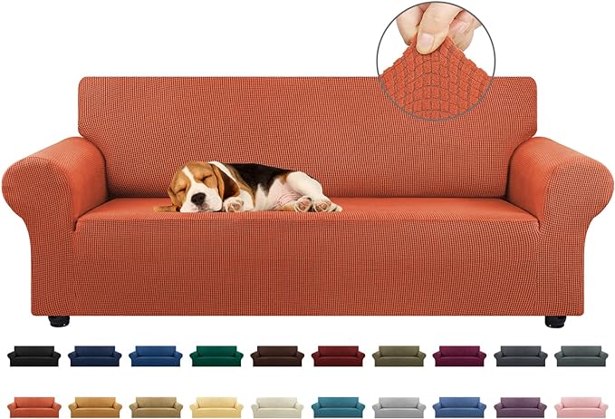 KEKUOU Stretch Sofa Cover Slipcover ，Couch Covers by KEKUOU