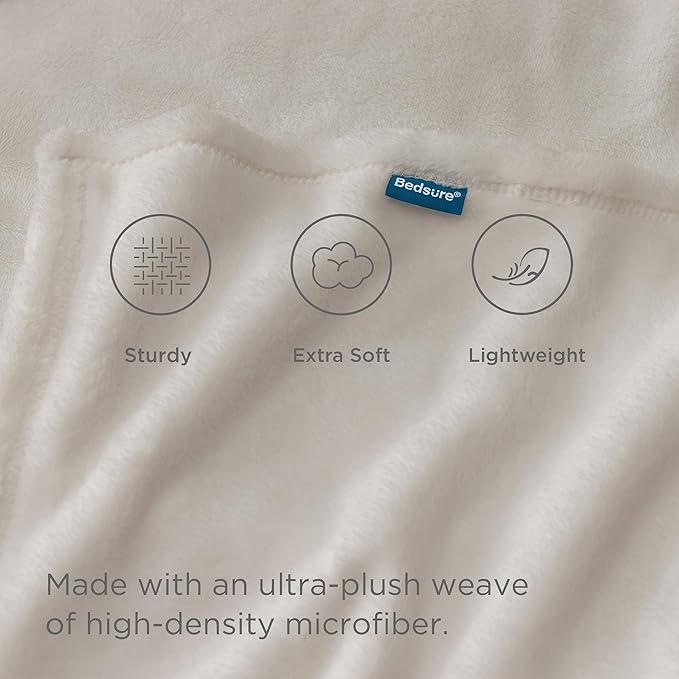 Bedsure GentleSoft Fleece Bed Blankets Full Size Linen - Image 3