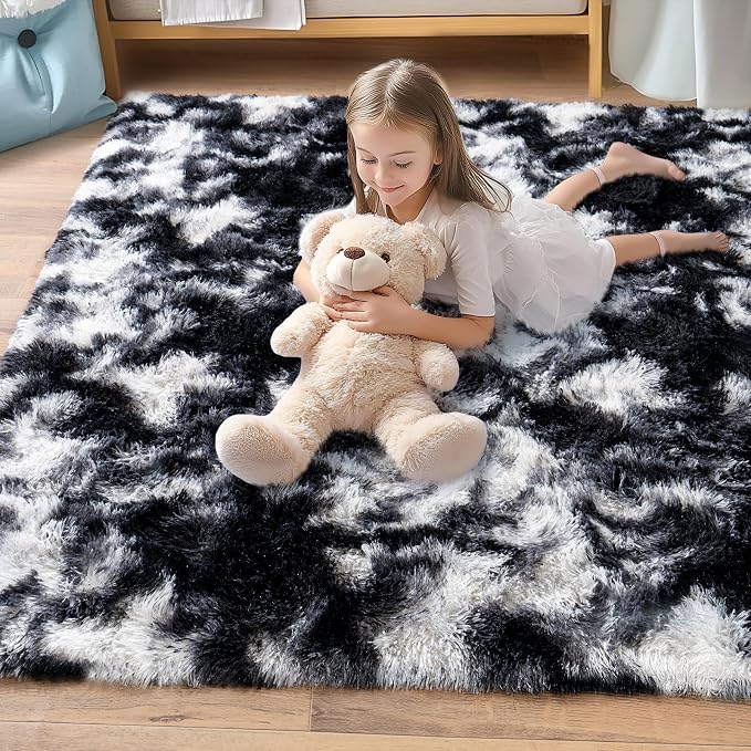 Pionblank 8x10 Rug for Living Room, Fuzzy Plush Large Area Rug, Fluffy Modern - Image 7