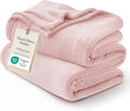 Bedsure GentleSoft Pink Throw Blanket by BEDSURE