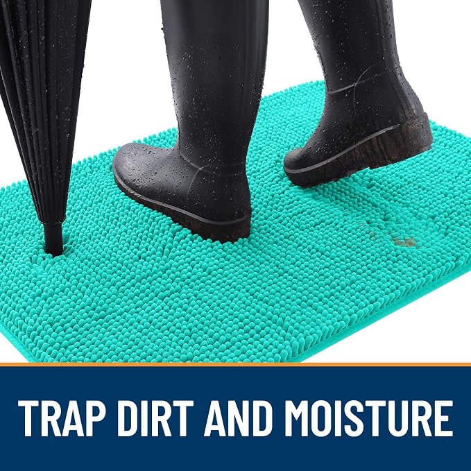 OLANLY Dog Door Mat for Muddy Paws 44x24, Absorbs Moisture and Dirt, Absorbent - Image 2
