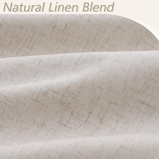 Guken 100% Blackout Curtains 108 Inch Length 2 Panels Set - Image 3