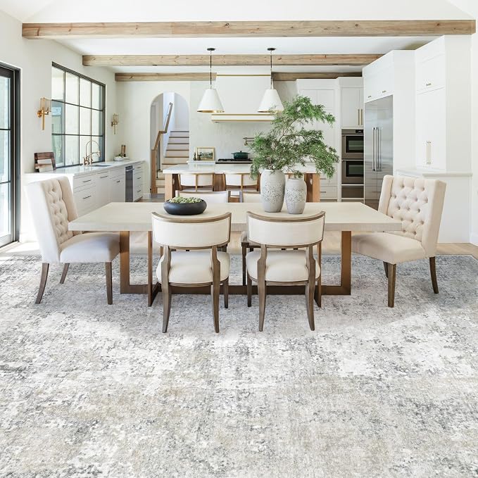10x14 Area Rugs for Living Room, Washable Modern Abstract Large Area Rug - Image 6