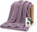 Bedsure GentleSoft Light Purple Twin Blanket by BEDSURE