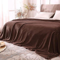 BEDELITE Fleece Blanket Brown Full Blankets by BEDELITE