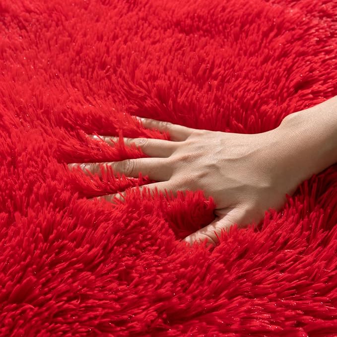 Rugs for Living Room 6x9, Soft Shaggy Modern Shag Area Rug for Bedroom - Image 4