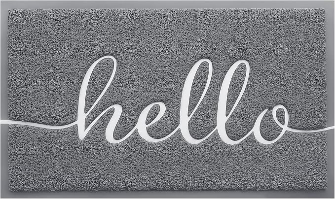 BeneathYourFeet Door Mat, Welcome Mat Low Profile Front Doormat Non Slip Rugs by BeneathYourFeet