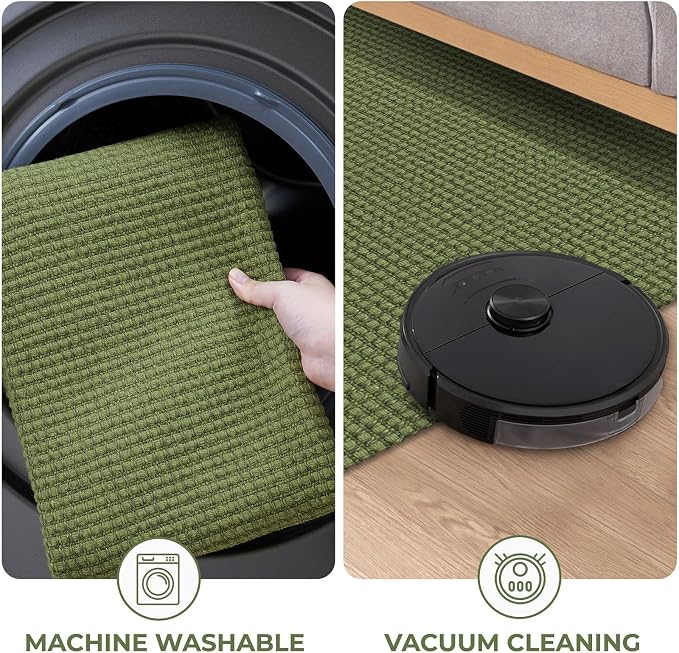 KOZYFLY Runners for Hallways 3x8 ft Washable Kitchen Runner Non Slip Rubber - Image 7