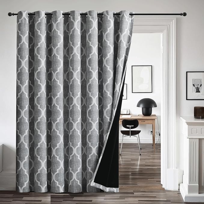 Beauoop 100% Blackout Curtains 96 Inches Long by Beauoop