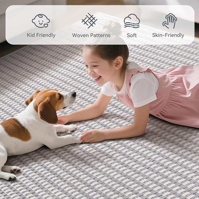 YDKGL 2x3 ft Indoor Door Mat Entryway Rug Non Slip Woven Washable Area Rugs - Image 3