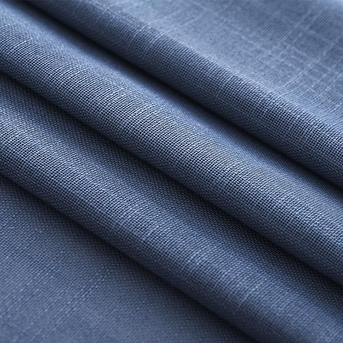 Navy Blue Curtains 108 inch Length - Image 7