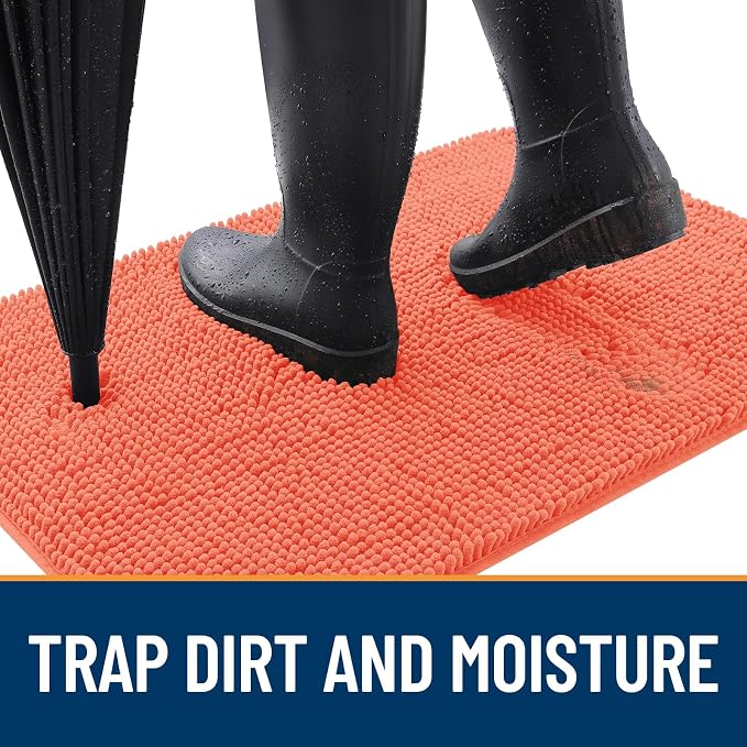 OLANLY Dog Door Mat for Muddy Paws 40x32, Absorbs Moisture and Dirt, Absorbent - Image 2