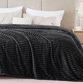 BEDELITE Fleece Blanket Queen Size – 3D Ribbed Jacquard Soft and Warm by BEDELITE