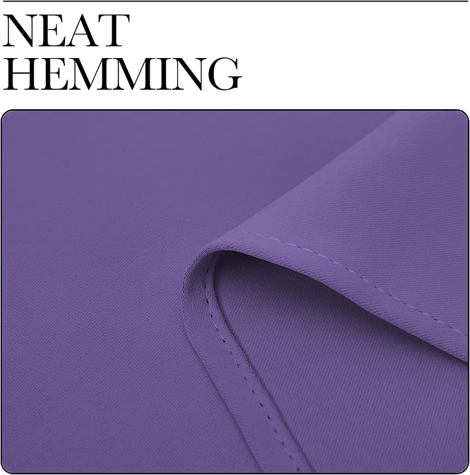 NICETOWN Blackout Curtains for Living Curtains, Lilac Purple, 2 Panels - Image 6