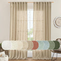 LAMIT Living Room Linen Curtains by LAMIT