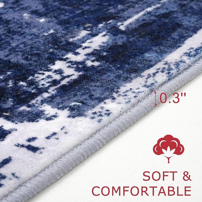 KOZYFLY Modern Abstract Rug Runner - Image 3