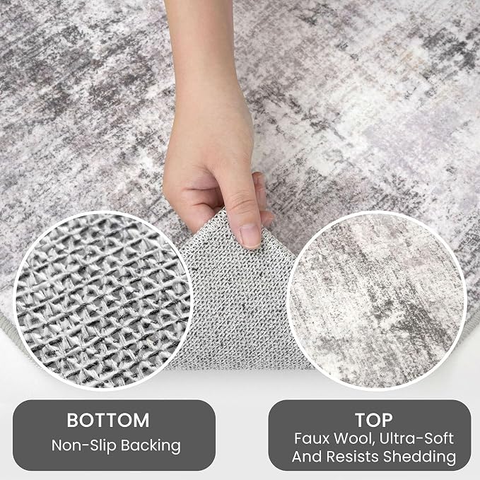 IOHOUZE Abstract Area Rug 3x5 Ft Washable Rugs - Image 6