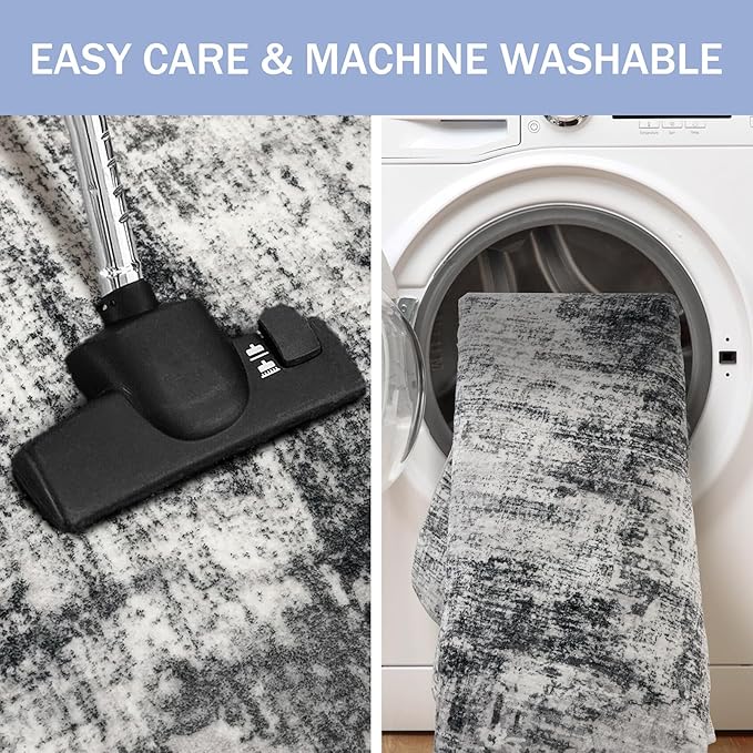 IOHOUZE Abstract Area Rugs 9x12 Ft Washable Large Rugs - Image 3