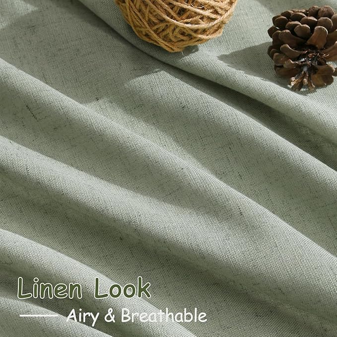 Desert Sage Linen 144 Inch Curtains - Image 4